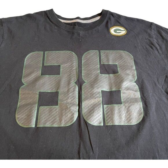 Green Bay Packers Size 2XL Jermichael Finley #88 Tshirt NFL Black Tee XXL - Picture 2 of 7